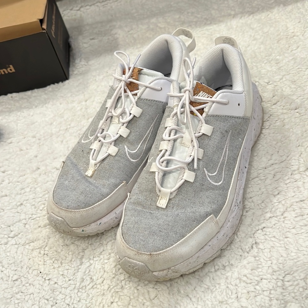 Worn once - mens size 10 nike athletic shoes